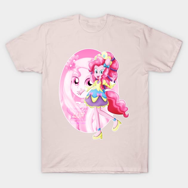 Aphrodite's warrior_Pinkie Pie T-Shirt by jotakaanimation